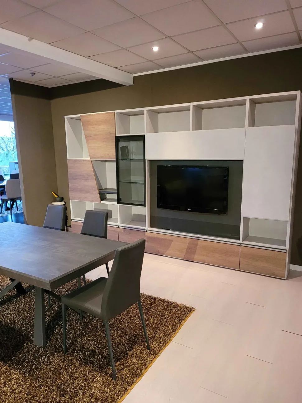 Parete attrezzata Diagonal 2021 di Tomasella in OFFERTA OUTLET