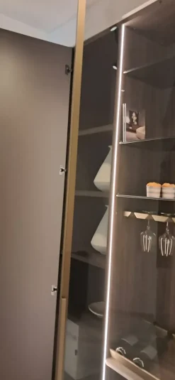 Parete attrezzata Dress code Olivieri in stile moderna a prezzo ribassato