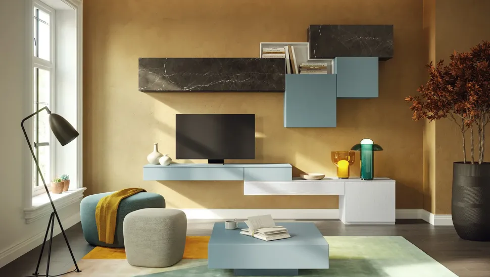 Parete attrezzata Gsg734 dell'azienda Giessegi con uno sconto esclusivo