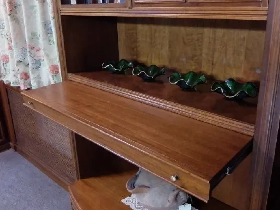 Parete attrezzata Hilton Artigianale in legno in Offerta Outlet