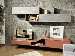 Parete attrezzata Idea Mab in stile moderna a prezzo scontato