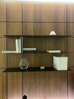 Parete attrezzata in stile design Modulor di Rimadesio in Offerta Outlet