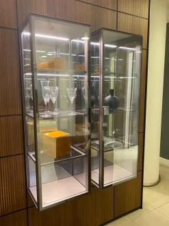 Parete attrezzata in stile design Modulor di Rimadesio in Offerta Outlet