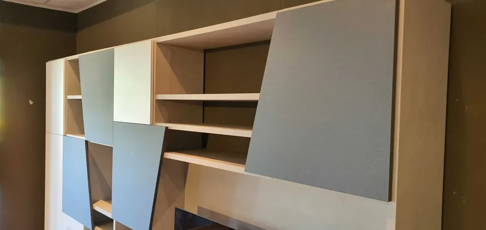 Parete attrezzata in stile design Diagonal 2020 di Tomasella in Offerta Outlet