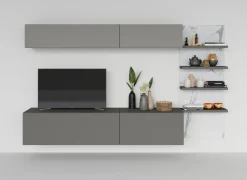 Parete attrezzata in stile design Skyline di Astor mobili a prezzo scontato