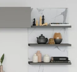 Parete attrezzata in stile design Skyline  di Astor mobili a prezzo scontato