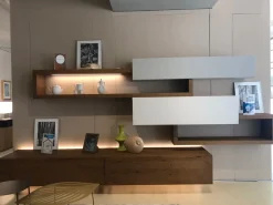 Parete attrezzata in stile design Lampo di Sangiacomo a prezzo Outlet