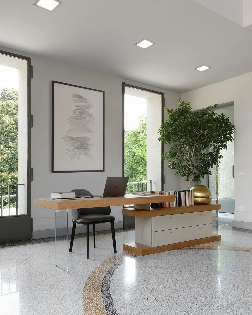 Parete attrezzata in stile design F2/fusion line 281 di Forme’s a prezzo Outlet