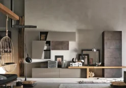 Parete attrezzata in stile design Atlante di Tomasella a prezzo Outlet