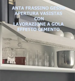 Parete attrezzata in stile moderno Lions linea velvet 11 di Collezione esclusiva in Offerta Outlet