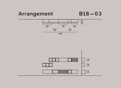 Parete attrezzata in stile moderno Novamobili in legno Offerta Outlet