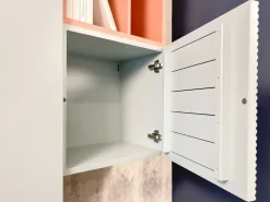 Parete attrezzata in stile moderna Parete tv di Devina nais a prezzo Outlet