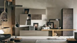 Parete attrezzata in stile moderno Skt23 di Tomasella a prezzo Outlet