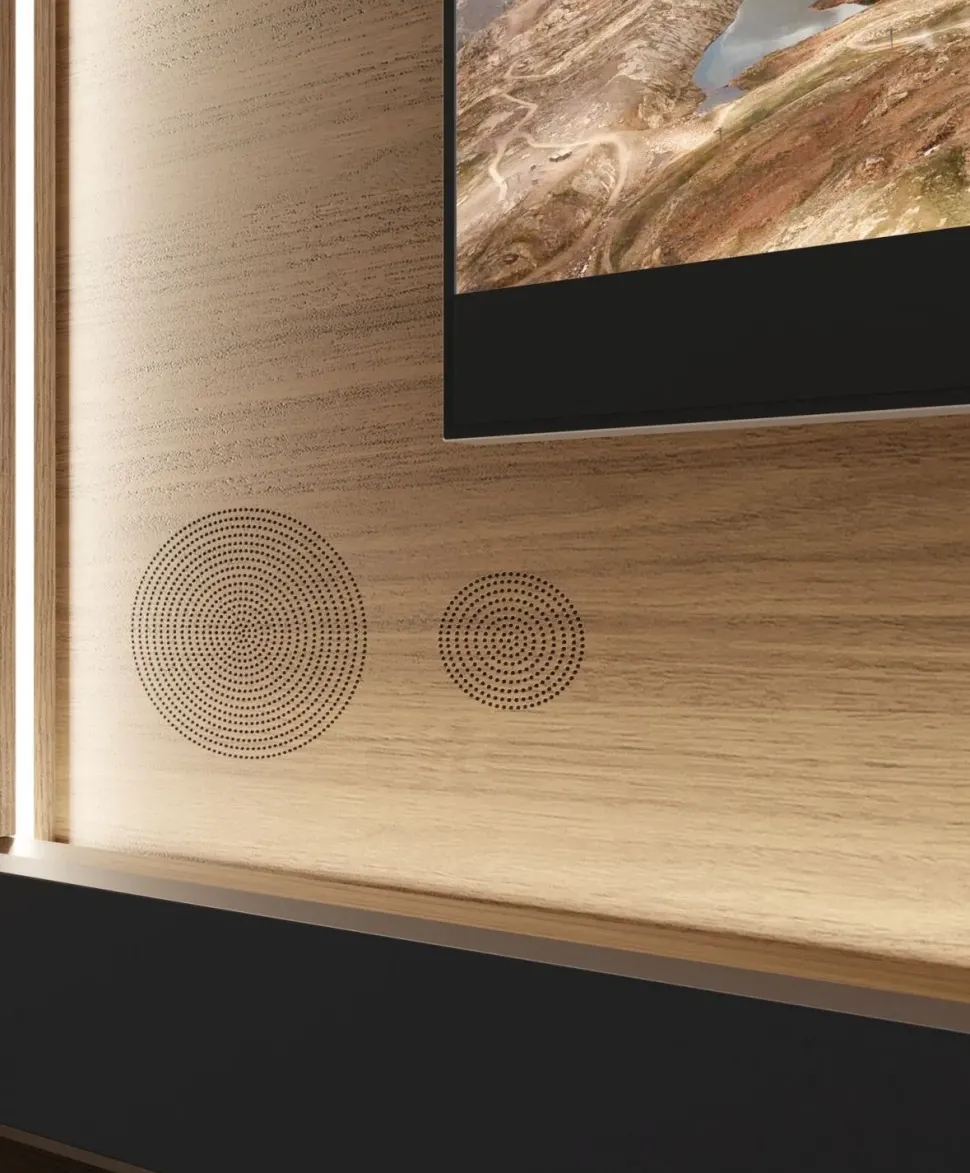 Parete attrezzata in stile design Martina di Artigianale in Offerta Outlet