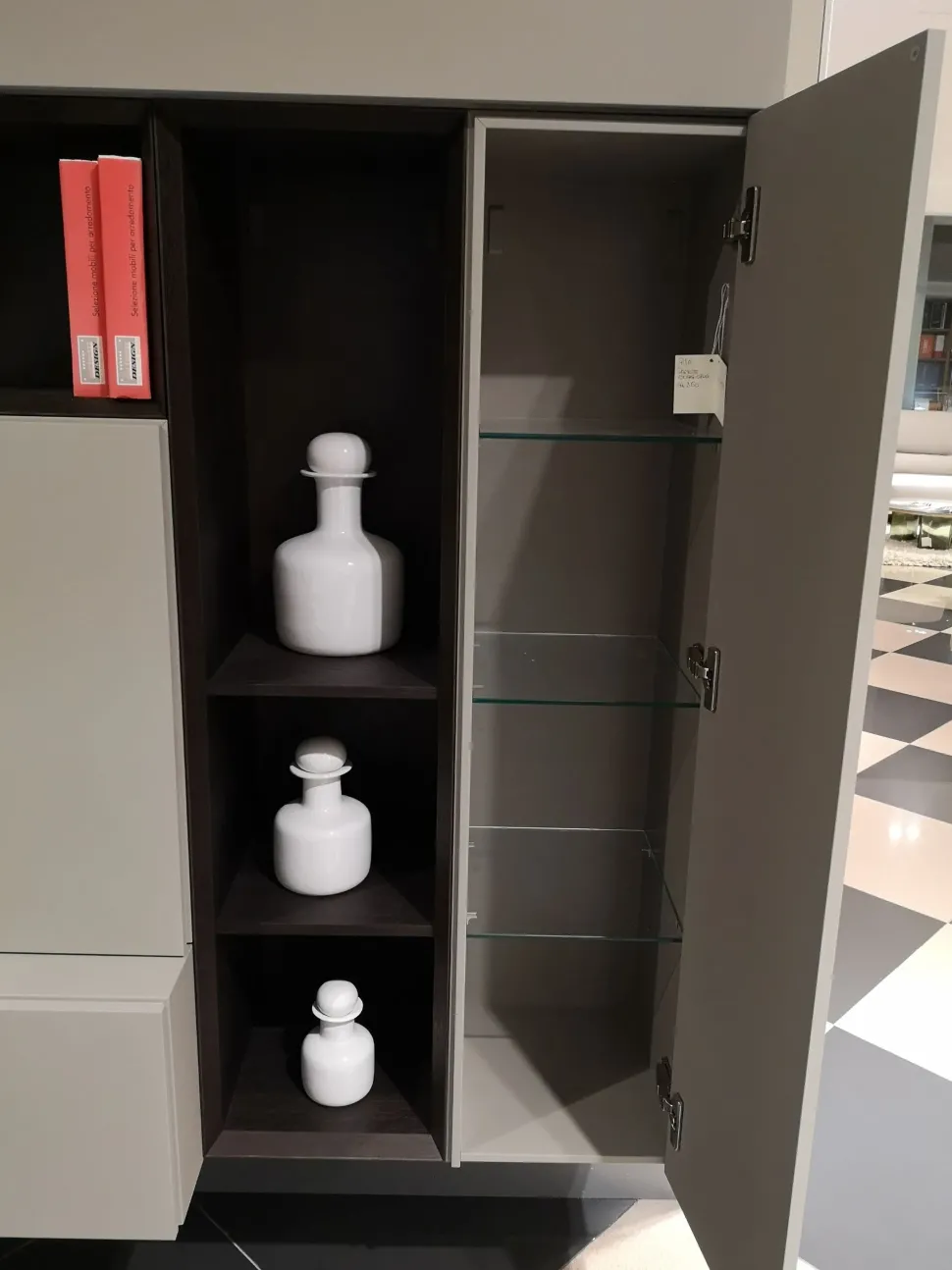 Parete attrezzata in stile moderno People di Pianca in Offerta Outlet