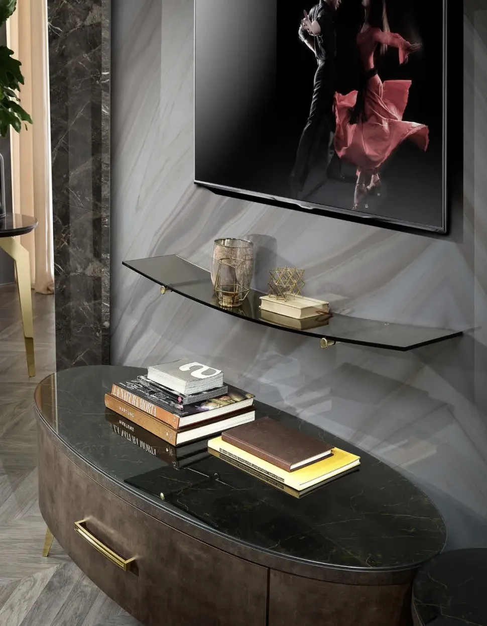 Parete attrezzata Incantevole cop. 05 del marchio Artigianale con uno sconto esclusivo