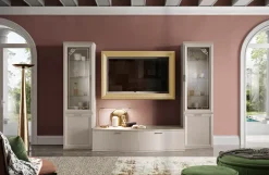 Parete attrezzata Jazz luxury composizione 139 del brand Gierre mobili con un ribasso esclusivo