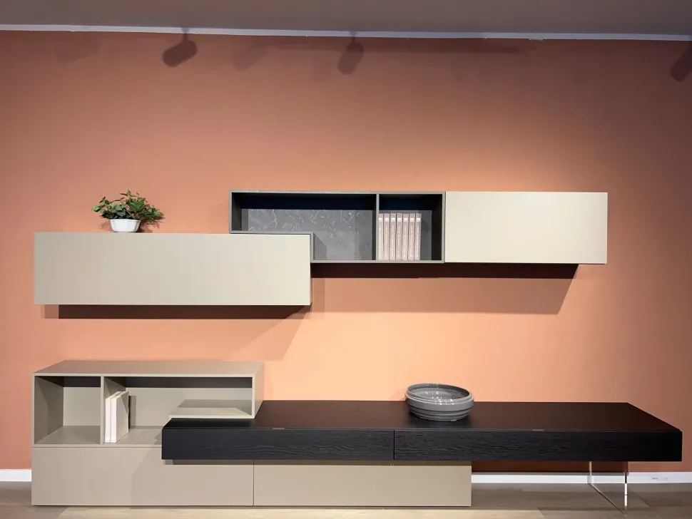 Parete attrezzata Lampo Sangiacomo in stile moderno a prezzo scontato