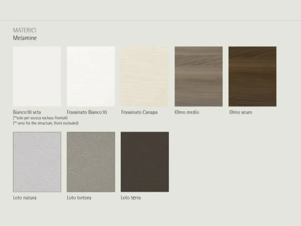 Parete attrezzata L5c01 Sangiacomo in stile moderno a prezzo ribassato