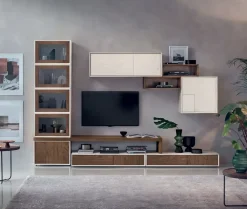 Parete attrezzata Le spezie composizione 03 di Le fablier in OFFERTA OUTLET