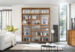 Parete attrezzata Libreria legno massello del marchio Mobilia web con uno sconto esclusivo