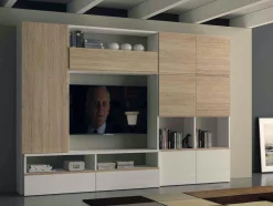 Parete attrezzata Lions linea oak 6 Collezione esclusiva in stile moderno a prezzo scontato