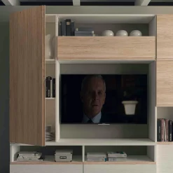 Parete attrezzata Lions linea oak 6  Collezione esclusiva in stile moderno a prezzo scontato