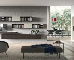 Parete attrezzata Lk01 del marchio Artigianale con uno sconto esclusivo