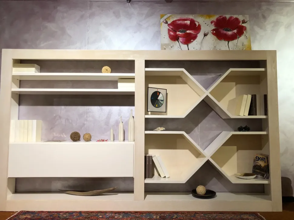 Parete attrezzata Marchetti in legno Maestrale in Offerta Outlet