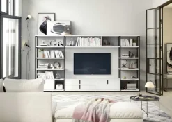 Parete attrezzata Md work in metallo in Offerta Outlet