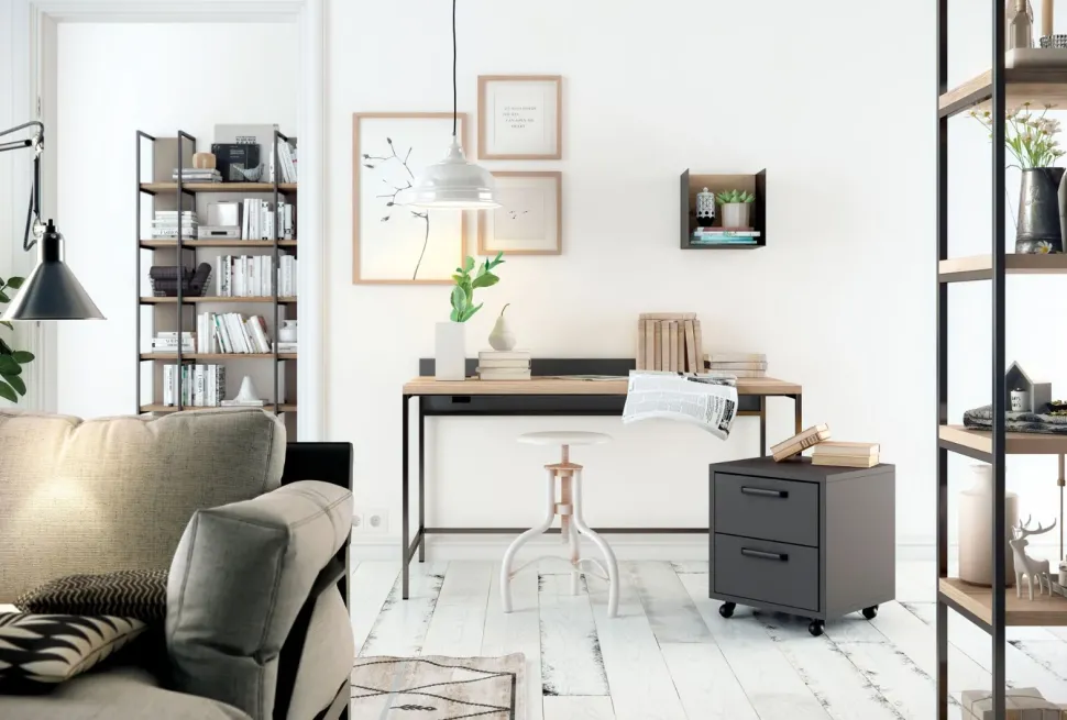 Parete attrezzata Md work in metallo in Offerta Outlet