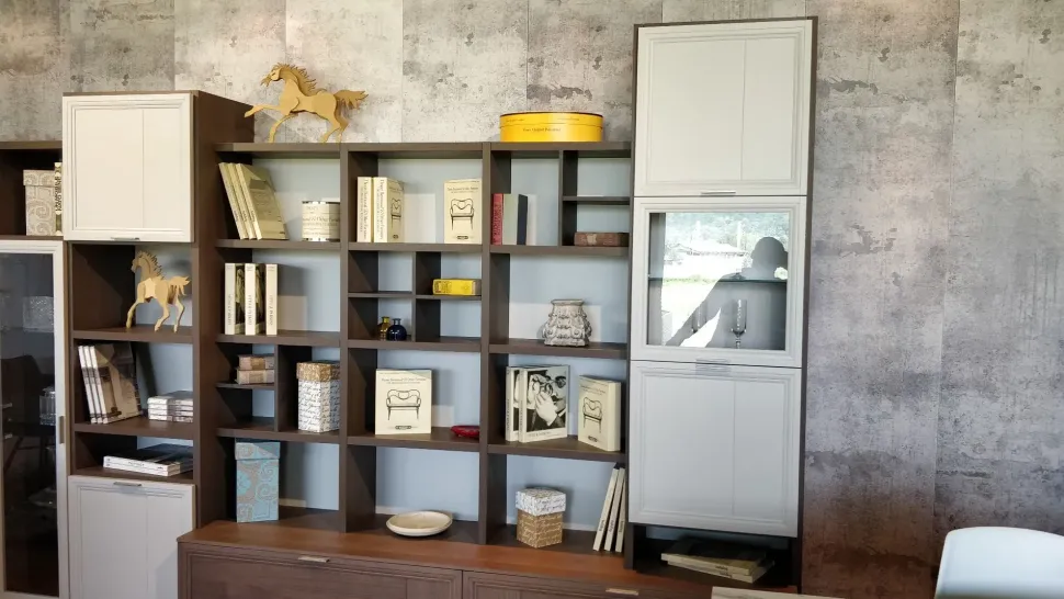 Parete attrezzata Medea Tomasella in stile classica a prezzo ribassato