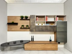 Parete attrezzata Mito Imab in stile moderna a prezzo ribassato