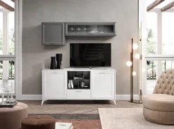 Parete attrezzata Mobile living modello jazz 114 dell'azienda Gierre mobili con uno sconto esclusivo