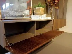 Parete attrezzata Mobile sospeso skyline Astor mobili in stile design a prezzo ribassato