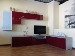 Parete attrezzata One day Siloma in stile moderno a prezzo scontato