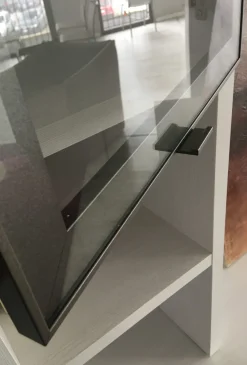 Parete attrezzata Parete tv santa lucia olmo gesso Santalucia in stile moderna a prezzo scontato