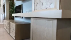 Parete attrezzata Parete dubai Artigianale in stile design a prezzo ribassato