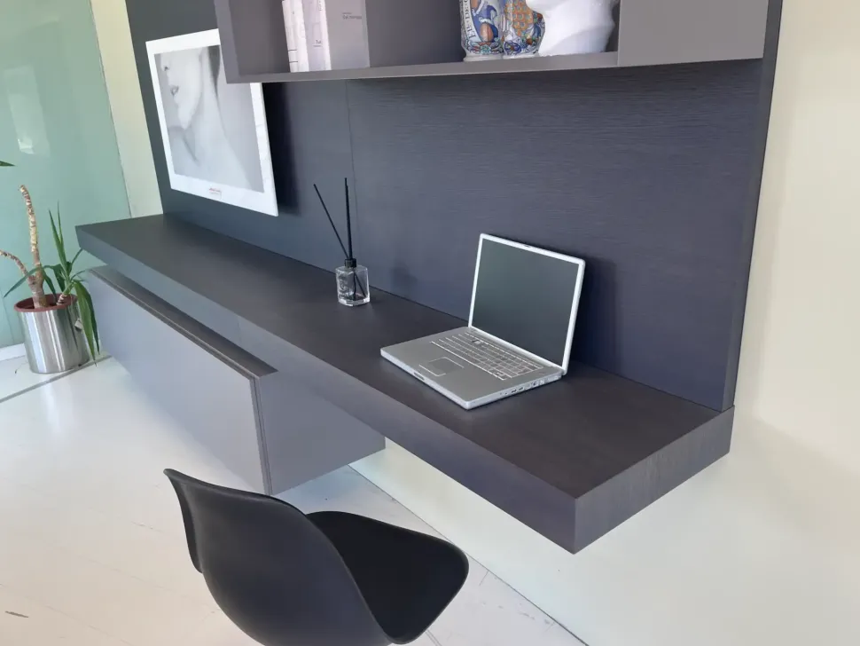 Parete attrezzata Parete tv pianca spazio laccato di Pianca scontata del 24%