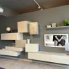 Parete attrezzata Parete soggiorno mod. inclinart presotto Presotto in stile design a prezzo scontato
