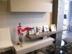 Parete attrezzata Pietra argentata del brand Mobilgam con un ribasso esclusivo