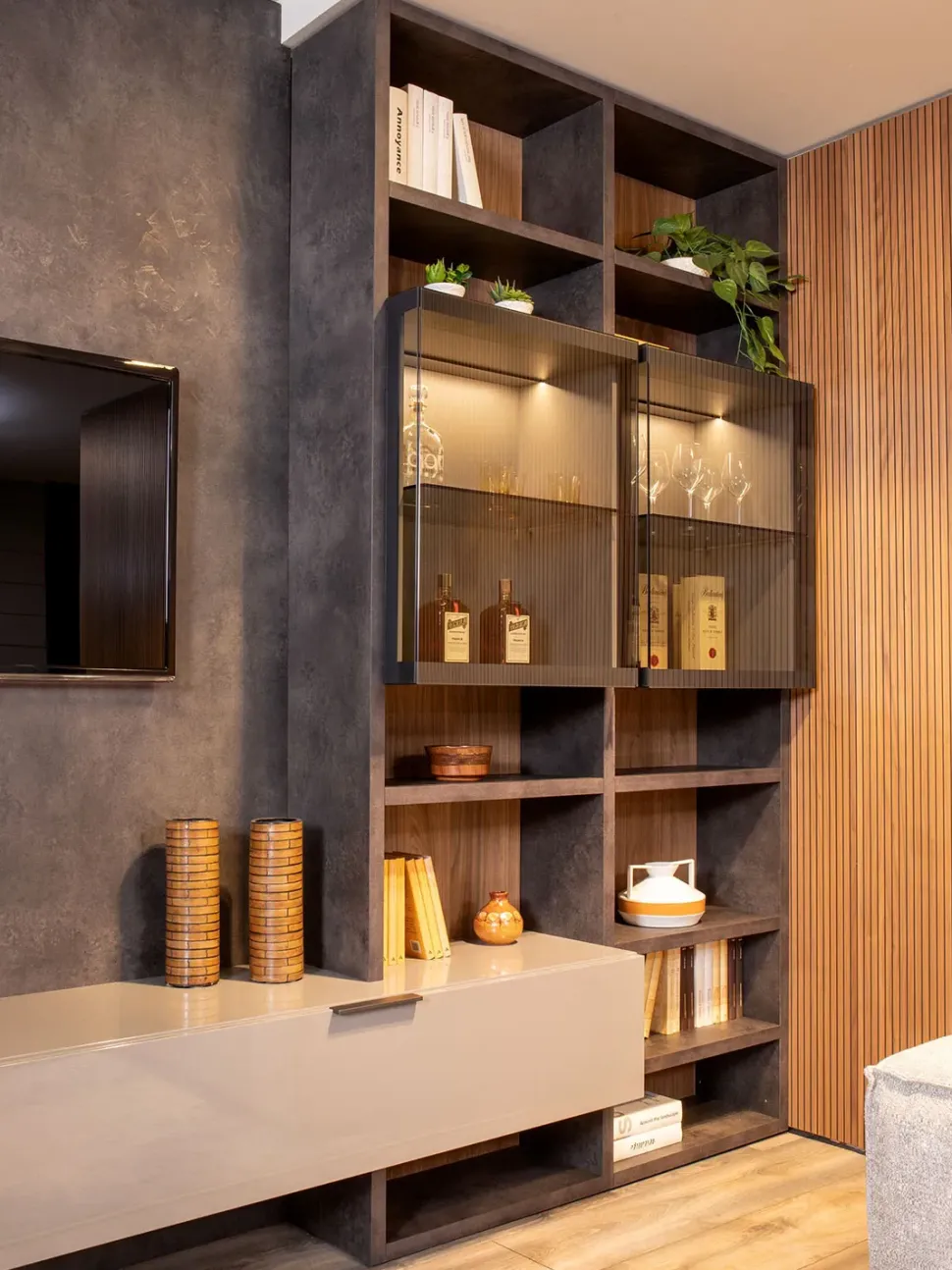 Parete attrezzata Plan 39 outlet della marca Diotti.com con un ribasso esclusivo