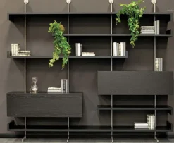 Parete attrezzata Plan della marca Tonin casa con un ribasso esclusivo