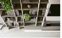 Parete attrezzata Qmc017 Imab in stile moderna a prezzo scontato