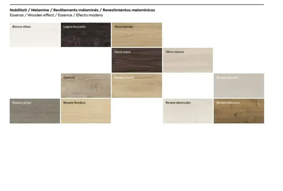 Parete attrezzata Qsm 633 Imab in stile moderna a prezzo ribassato