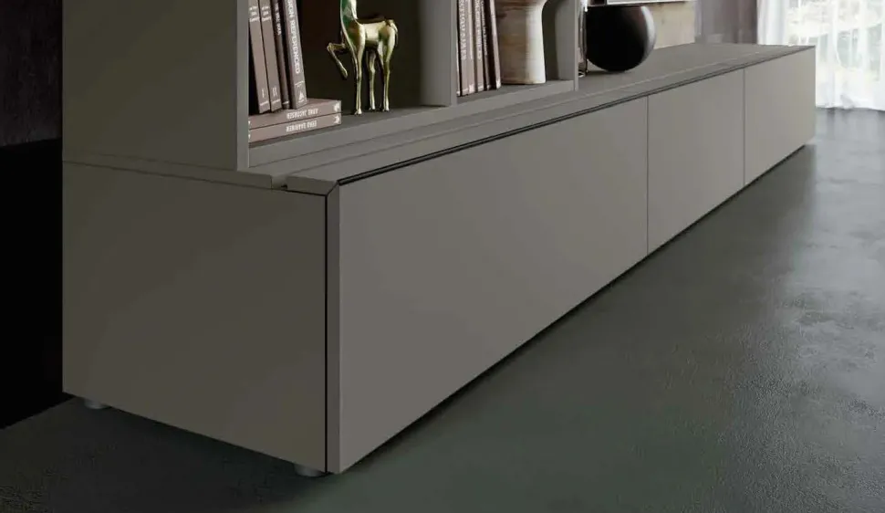 Parete attrezzata Qsm 622 Imab group in stile moderno a prezzo scontato