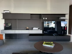Parete attrezzata Rimadesio parete tv abacus di Rimadesio scontata del 35%
