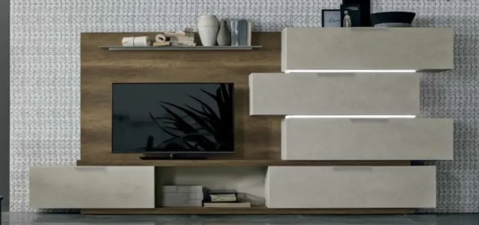 Parete attrezzata Space s005 di Tomasella in OFFERTA OUTLET