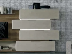 Parete attrezzata Space s005 di Tomasella in OFFERTA OUTLET