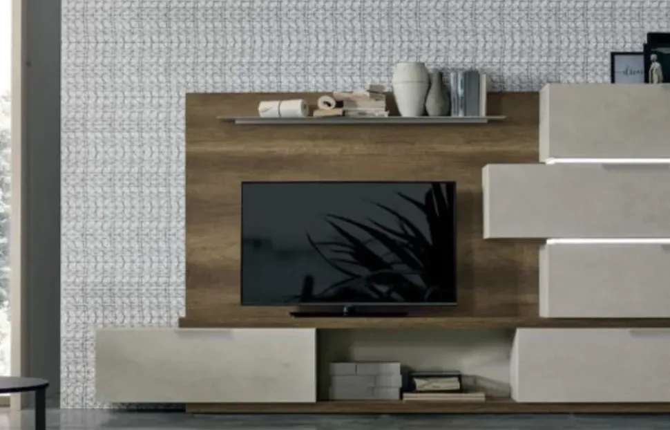 Parete attrezzata Space s005 di Tomasella in OFFERTA OUTLET